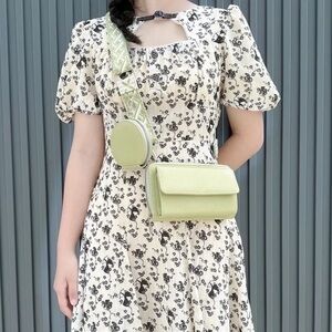 Stylish Green Crossbody Bag